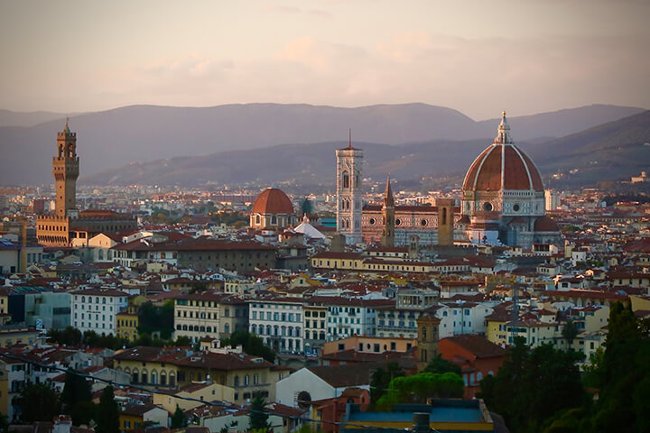 florence-at-sunset-italy-carol-ketelson-delectable-destinations-Memories-2016