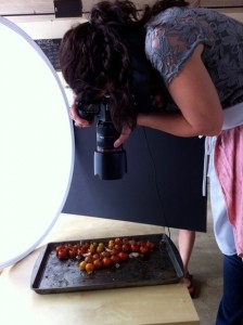 The very talented Aran takes the perfect shot! Food Styling Photography Workshop