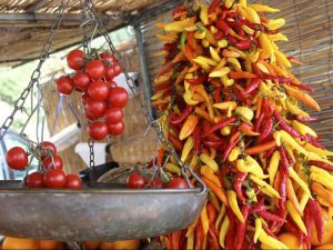 chilli peppers and tomatoes Amalfi Coast Italy Carol Ketelson Delectable Destinations Culinary Tours