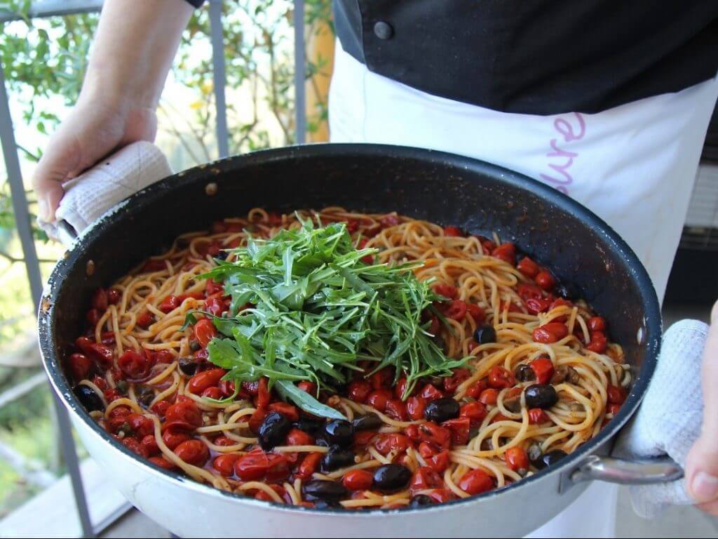 Farmers spaghetti Mamma Agata Cooking School Amalfi Coast Italy Carol Ketelson Delectable Destinations Culinary Tours
