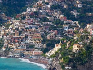 panoramic view of Positano Amalfi Coast Italy