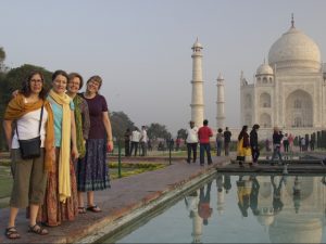 Taj Mahal at dawn Agra India Carol Ketelson Delectable Destinations Culinary Tours