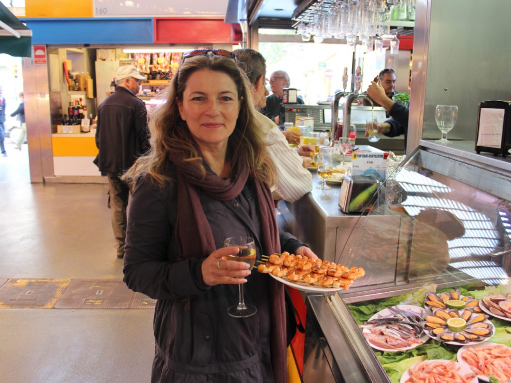 Tapas at market Malaga Andalucia Spain Carol Ketelson Delectable Destinations Culinary Tours
