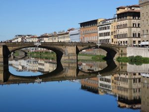 Water reflection Florence Italy Carol Ketelson Delectable Destinations Culinary Tours