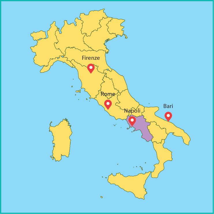 Map Of Amalfi 