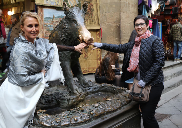 porcellini-market-boar-carol-ketelson-delectable-destinations-Going Off Grid Florence Italy