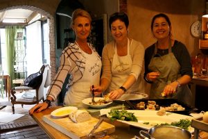 cooking classes at Villa la Quercia Tuscany Italy Carol Ketelson Delectable Destinations Culinary Tours