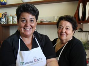 Mamma Agata and Chiara Lima Amalfi Coast Italy Carol Ketelson Delectable Destinations Culinary Tours