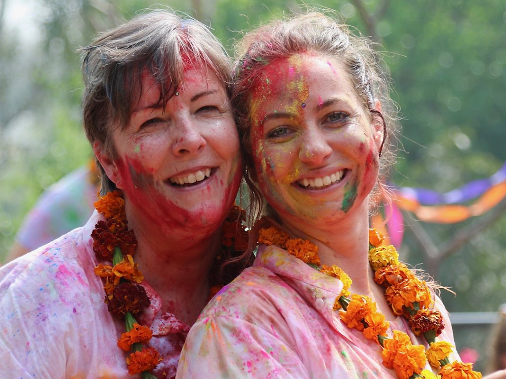 Colorful Holi Celebrations in Delhi, India - Carol Ketelson Delectable Destinations Culinary Tours