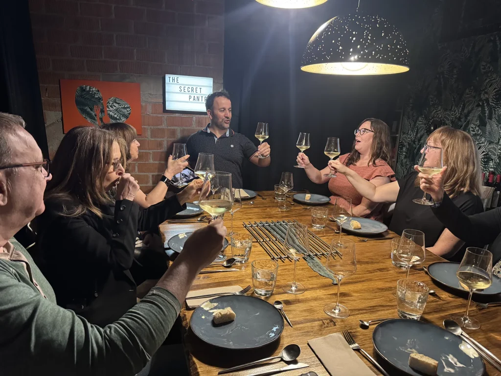Delectable Destinations travelers gathered together during a food and wine adventure in the Basque Country