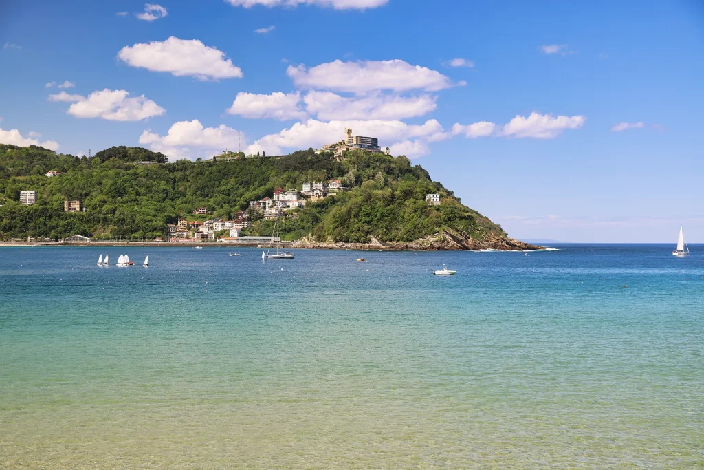 Ocean view in San Sebastián, Basque Country, a highlight of our Basque food and wine tour.